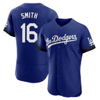 Johmsee LA.Dodgers #16 Will Smith Player Royal City Connect Elite Home Stitched Jerseys