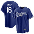 Johmsee LA.Dodgers #16 Will Smith Player Royal Game Stitched Jerseys
