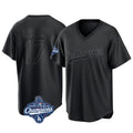 Johmsee LA.Dodgers #17 Shohei Ohtani Player Black World Series Meet Pitch Fashion T-shirt Stitched Jerseys