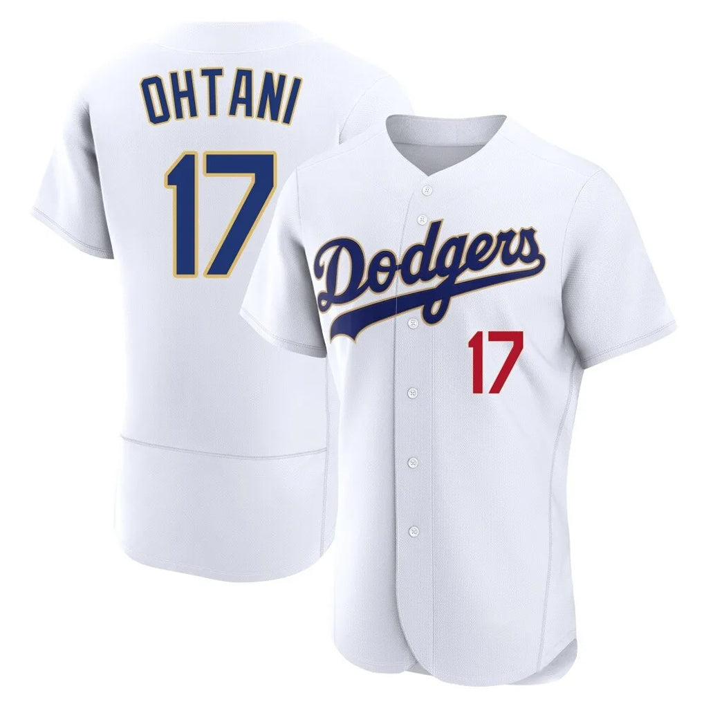 Johmsee LA.Dodgers #17 Shohei Ohtani Player Gold White 2026 Collection Stadium Limited Elite Stitched Jerseys