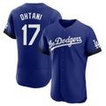 Johmsee LA.Dodgers #17 Shohei Ohtani Player Royal City Connect Elite Home Stitched Jerseys