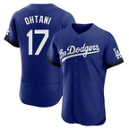 Johmsee LA.Dodgers #17 Shohei Ohtani Player Royal City Connect Elite Home Stitched Jerseys