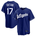 Johmsee LA.Dodgers #17 Shohei Ohtani Player Royal Game Stitched Jerseys