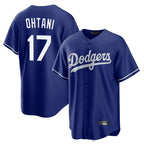 Johmsee LA.Dodgers #17 Shohei Ohtani Player Royal Home Game Stitched Jerseys