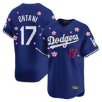 Johmsee LA.Dodgers #17 Shohei Ohtani Player Royal Tokyo Series Vapor Premier Limited Stitched Jerseys
