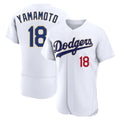 Johmsee LA.Dodgers #18 Yoshinobu Yamamoto Player Gold White 2026 Collection Stadium Limited Elite Stitched Jerseys