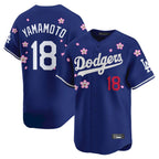 Johmsee LA.Dodgers #18 Yoshinobu Yamamoto Player Royal Tokyo Series Vapor Premier Limited Stitched Jerseys