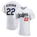 Johmsee LA.Dodgers #22 Clayton Kershaw Player Gold White 2026 Collection Stadium Limited Elite Stitched Jerseys