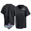 Johmsee LA.Dodgers #23 Kyle Tucker Player Black World Series Pitch Fashion T-shirt Stitched Jerseys