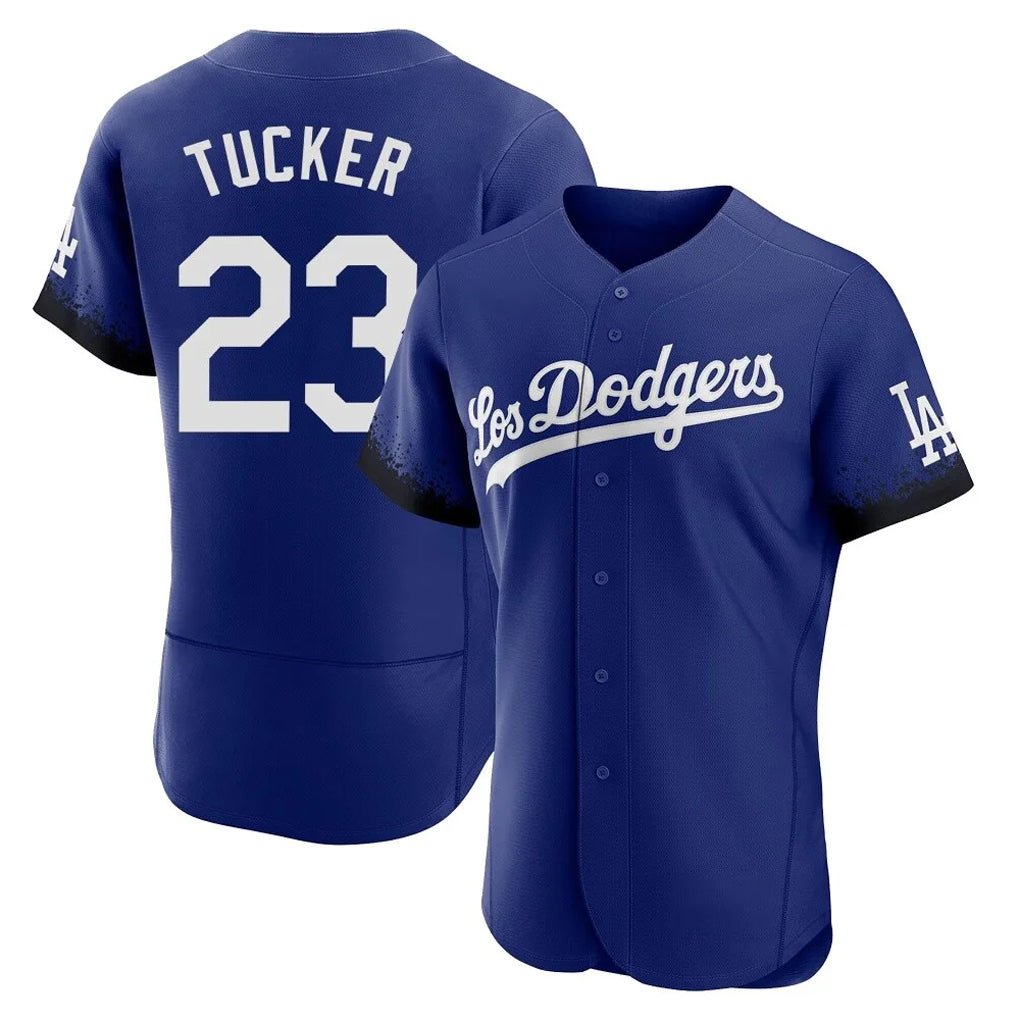 Johmsee LA.Dodgers #23 Kyle Tucker Player Royal City Connect Elite Home Stitched Jerseys