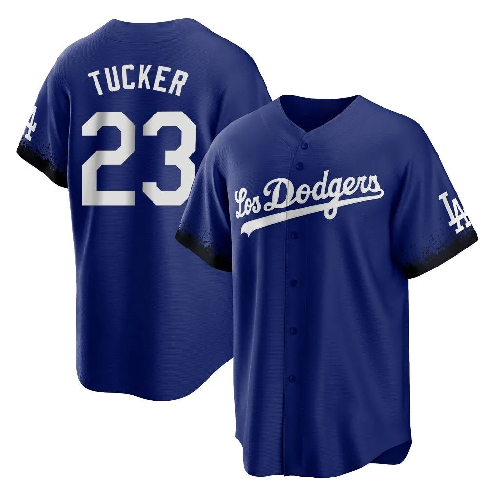 Johmsee LA.Dodgers #23 Kyle Tucker Player Royal City Connect Home Game Stitched Jerseys