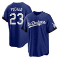 Johmsee LA.Dodgers #23 Kyle Tucker Player Royal City Connect Home Game Stitched Jerseys