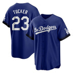 Johmsee LA.Dodgers #23 Kyle Tucker Player Royal City Connect Home Game Stitched Jerseys