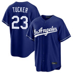 Johmsee LA.Dodgers #23 Kyle Tucker Player Royal Game Stitched Jerseys