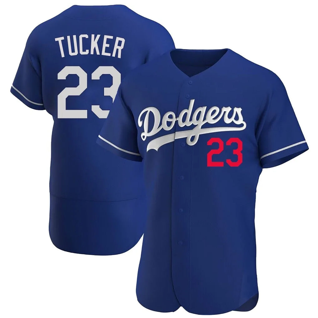 Johmsee LA.Dodgers #23 Kyle Tucker Player Royal Limited Elite Home Stitched Jerseys