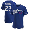 Johmsee LA.Dodgers #23 Kyle Tucker Player Royal Limited Elite Home Stitched Jerseys