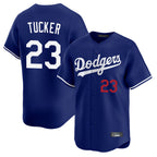 Johmsee LA.Dodgers #23 Kyle Tucker Player Royal Limited Home Stitched Jerseys