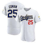 Johmsee LA.Dodgers #25 Tommy Edman Player Gold White 2026 Collection Stadium Limited Elite Stitched Jerseys