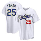 Johmsee LA.Dodgers #25 Tommy Edman Player Gold White 2026 Collection Stadium Limited Stitched Jerseys