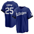 Johmsee LA.Dodgers #25 Tommy Edman Player Royal City Connect Home Game Stitched Jerseys