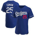 Johmsee LA.Dodgers #25 Tommy Edman Player Royal Limited Elite Home Stitched Jerseys