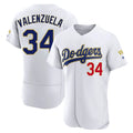 Johmsee LA.Dodgers #34 Fernando Valenzuela Player Gold White 2026 Collection Stadium Limited Elite Stitched Jerseys