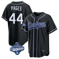 Johmsee LA.Dodgers #44 Andy Pages Player Black World Series Meet Carbon Limited Home Stitched Jerseys