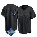 Johmsee LA.Dodgers #44 Andy Pages Player Black World Series Meet Pitch Fashion T-shirt Stitched Jerseys
