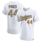 Johmsee LA.Dodgers #44 Andy Pages Player Gold Limited Elite Home Stitched Jerseys