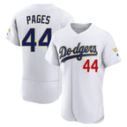 Johmsee LA.Dodgers #44 Andy Pages Player Gold White 2026 Collection Stadium Limited Elite Stitched Jerseys
