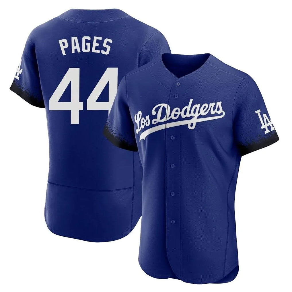 Johmsee LA.Dodgers #44 Andy Pages Player Royal City Connect Elite Home Stitched Jerseys