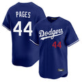 Johmsee LA.Dodgers #44 Andy Pages Player Royal Limited Home Stitched Jerseys