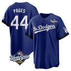 Johmsee LA.Dodgers #44 Andy Pages Player Royal World Series City Connect Home Game Stitched Jerseys
