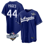 Johmsee LA.Dodgers #44 Andy Pages Player Royal World Series Game Stitched Jerseys
