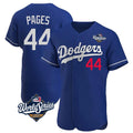 Johmsee LA.Dodgers #44 Andy Pages Player Royal World Series Limited Elite Home Stitched Jerseys