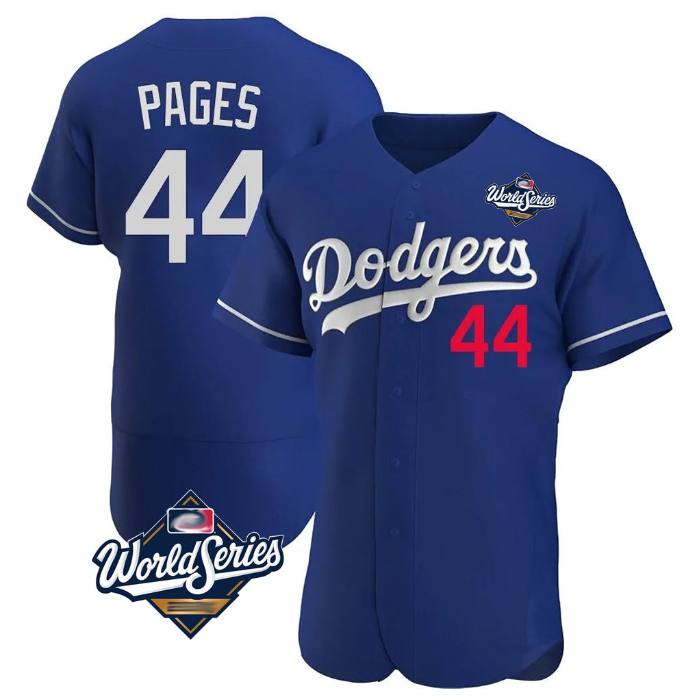 Johmsee LA.Dodgers #44 Andy Pages Player Royal World Series Limited Elite Home Stitched Jerseys