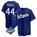 Johmsee LA.Dodgers #44 Andy Pages Player Royal World Series Meet Game Stitched Jerseys