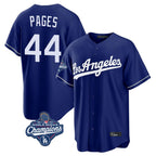 Johmsee LA.Dodgers #44 Andy Pages Player Royal World Series Meet Game Stitched Jerseys