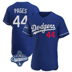 Johmsee LA.Dodgers #44 Andy Pages Player Royal World Series Meet Limited Elite Home Stitched Jerseys
