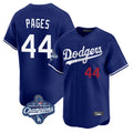 Johmsee LA.Dodgers #44 Andy Pages Player Royal World Series Meet Limited Home Stitched Jerseys