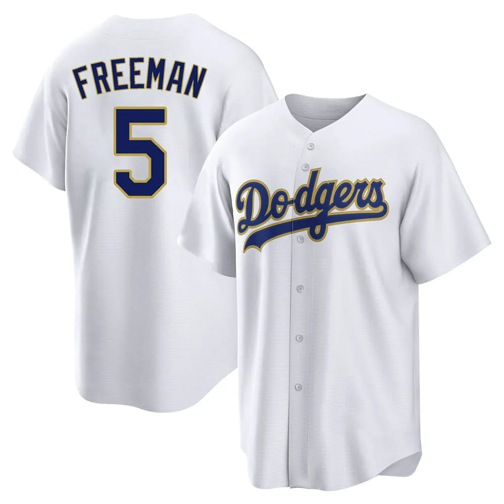 Johmsee LA.Dodgers #5 Freddie Freeman Player White 2026 Collection Stadium Game Stitched Jerseys