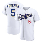 Johmsee LA.Dodgers #5 Freddie Freeman Player White 2026 Collection Stadium Limited Elite Stitched Jerseys