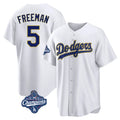 Johmsee LA.Dodgers #5 Freddie Freeman Player White World Series Meet White 2026 Collection Stadium Game Stitched Jerseys