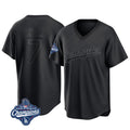 Johmsee LA.Dodgers #7 Blake Snell Player Black Pitch Fashion World Series Meet T-shirt Stitched Jerseys