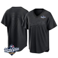 Johmsee LA.Dodgers #7 Blake Snell Player Black Pitch Fashion World Series T-shirt Stitched Jerseys