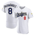 Johmsee LA.Dodgers #8 Enrique Hern¡§¡éndez Player Gold White 2026 Collection Stadium Limited Elite Stitched Jerseys