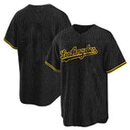 Johmsee LA.Dodgers Blank Player Black Gold Limited Home Stitched Jerseys