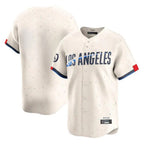 Johmsee LA.Dodgers Blank Player Cream City Connect Limited Home Stitched Jerseys
