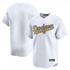 Johmsee LA.Dodgers Blank Player Gold Collection Limited Home Stitched Jerseys