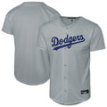 Johmsee LA.Dodgers Blank Player Gray Game Stitched Jerseys